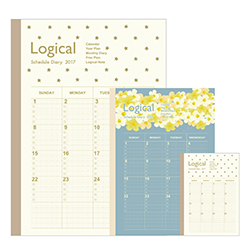 ラインアップ拡充 ロジカルダイアリー2017ノートタイプ 新発売 ニュース詳細 ナカバヤシ株式会社 アルバム 製本 シュレッダー 情報整理の総合サポーター