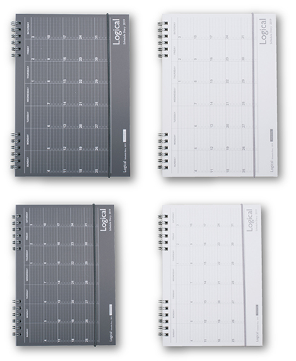 卓上カレンダーとしても使えるダイアリー ロジカルダイアリー2019