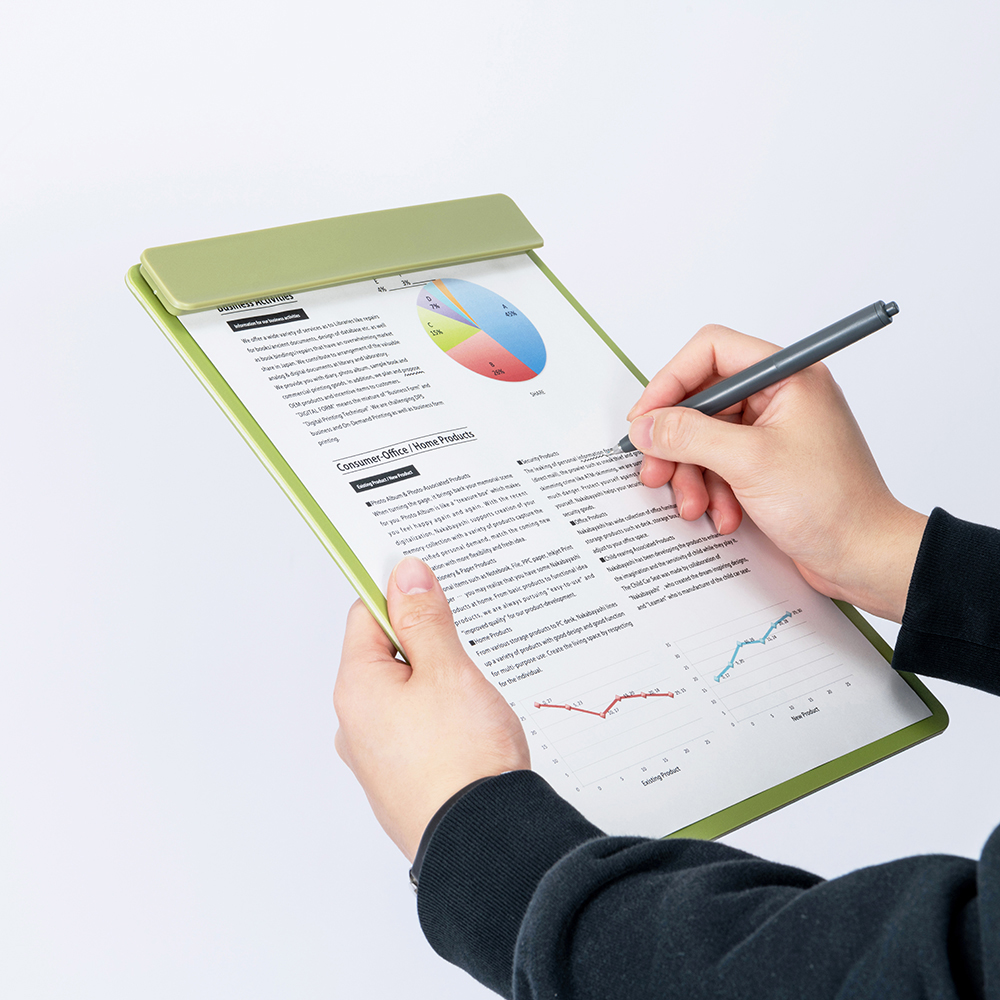 スタンドクリップボード/タテコ/A4/ナイトブルー | 機能性