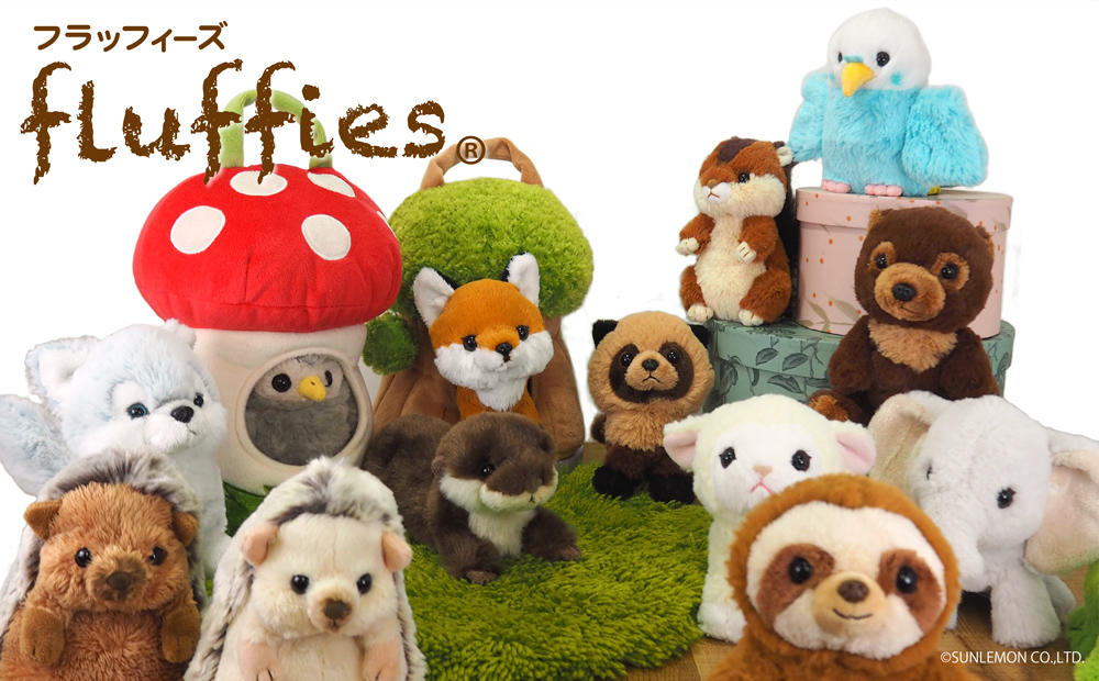 【ふらっふぃ】 フラッフィーズ キラキラステッカーセット／陸のなかまたち