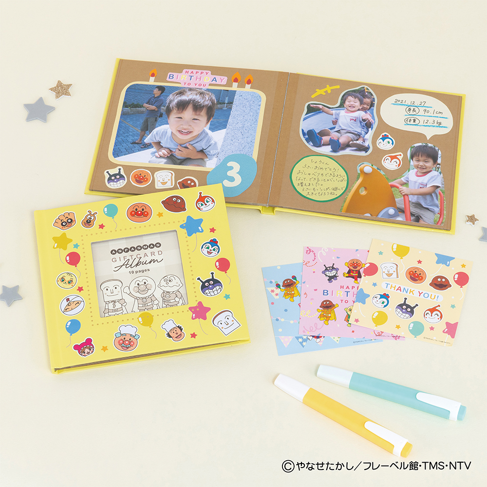 ギフトカードアルバム スクエアミニサイズ アンパンマン1