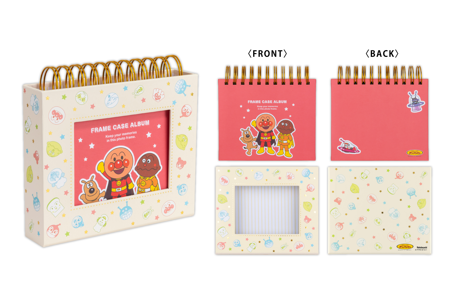 ギフトカードアルバム スクエアミニサイズ アンパンマン3