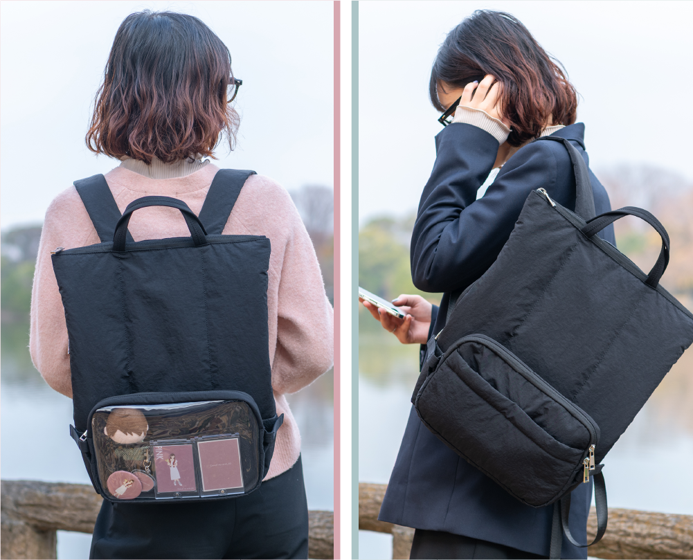 まえポケットをくるっ！】 日常に溶け込む“さりげない推し活”バック