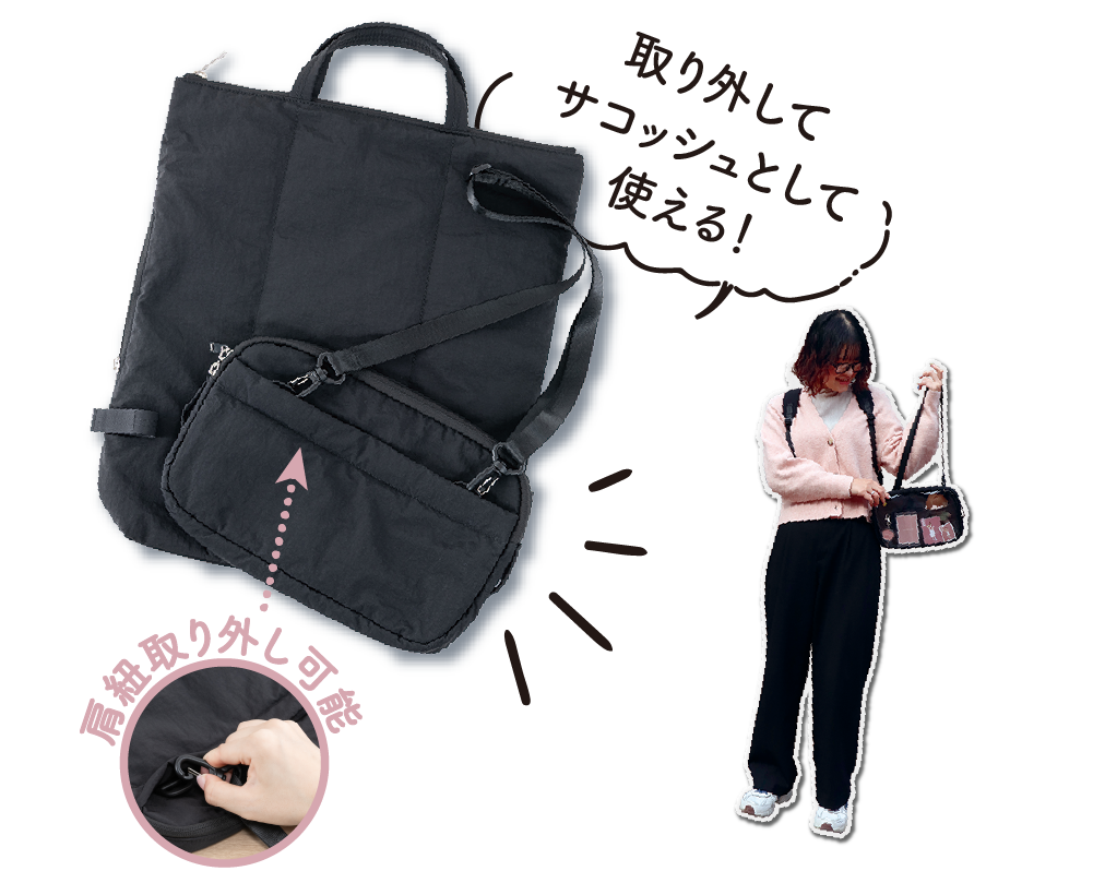 一ヶ月使用ほぼ鞄の中でした(泣) さくらんぼ nubiピンクベージュ2way マザーズバッグ 刺繍 オリジナル