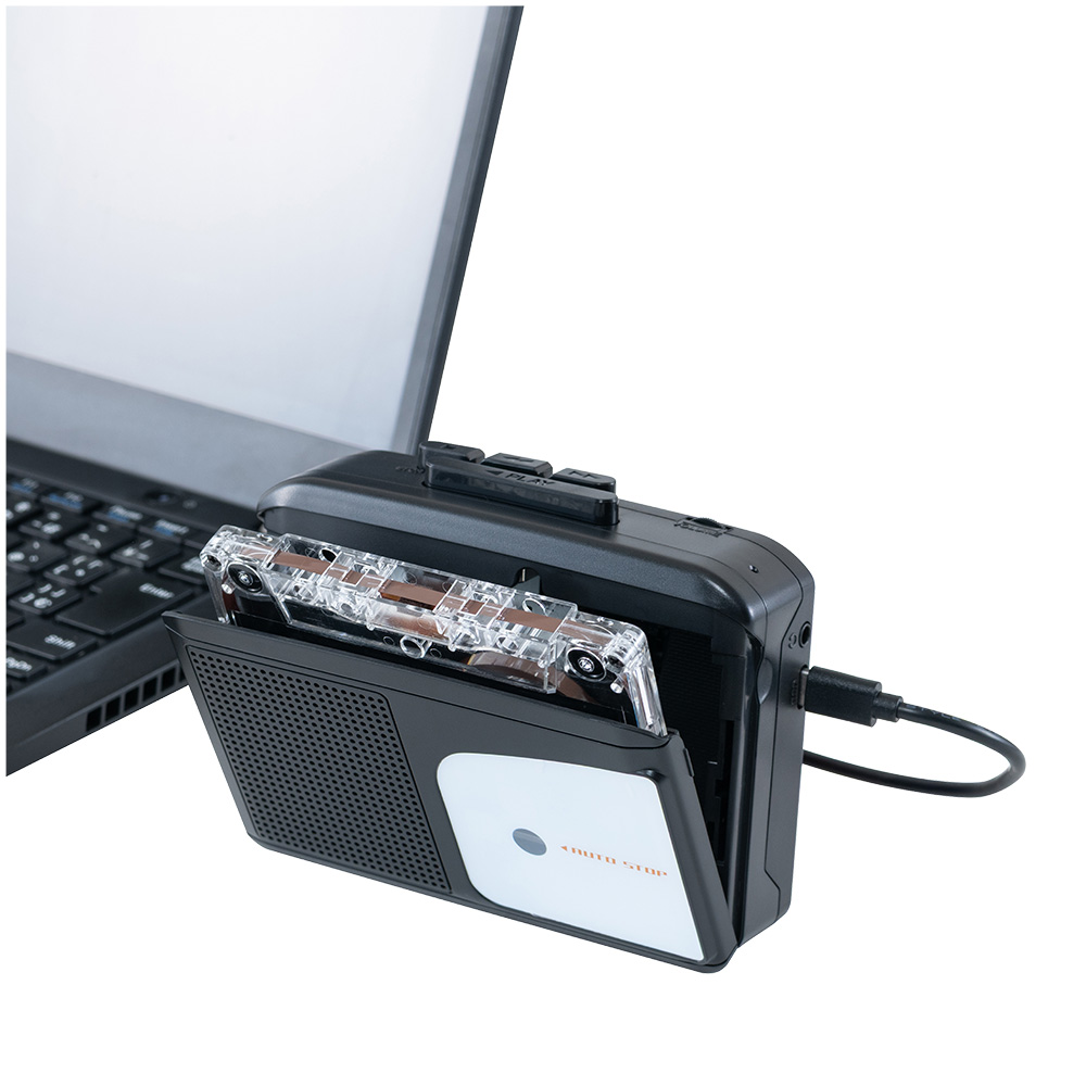 カセットテープの音声をPCに保存できるポータブルプレイヤー「UCP