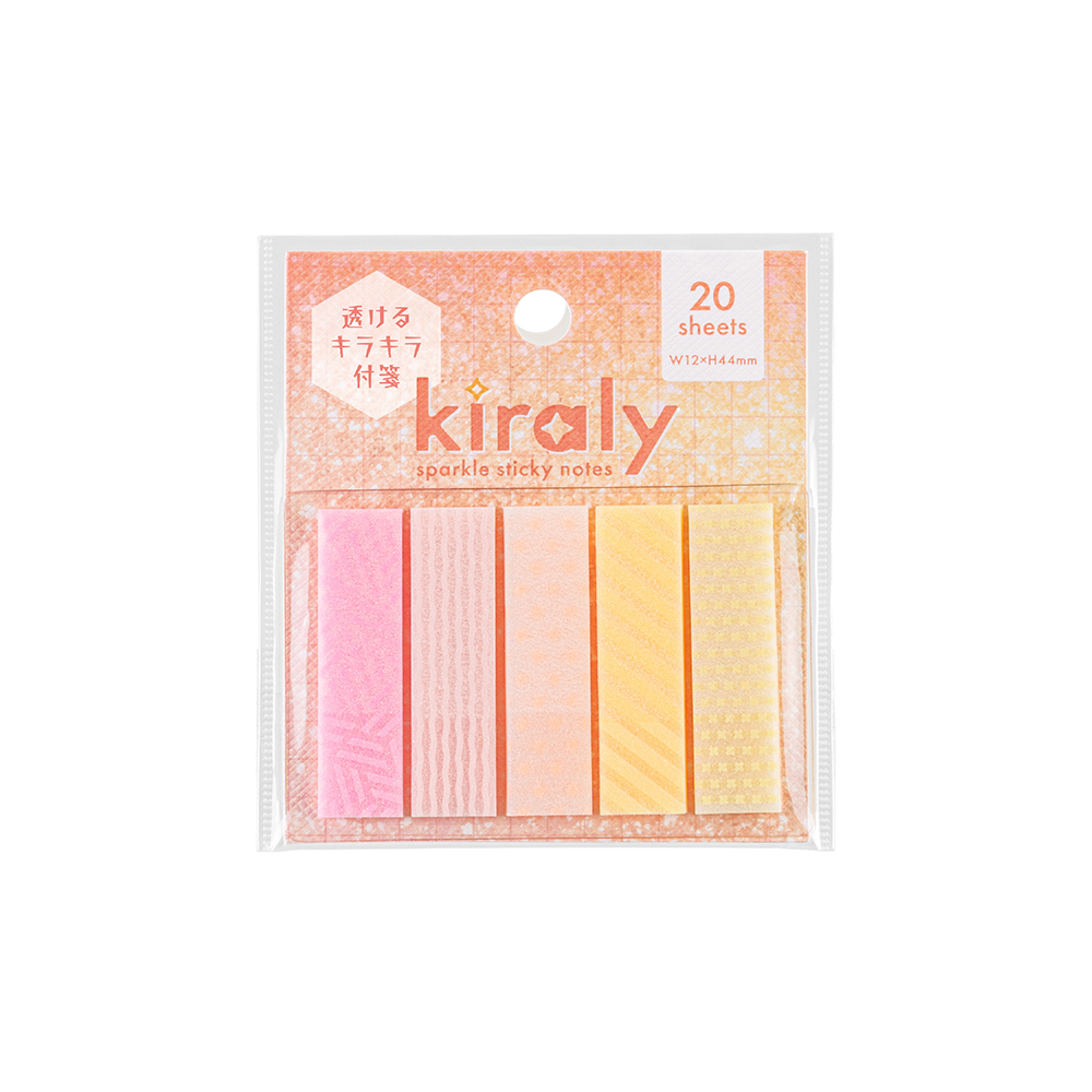 ガラスのようにきらめく透明付箋「Kiraly（キラリー）」が新登場