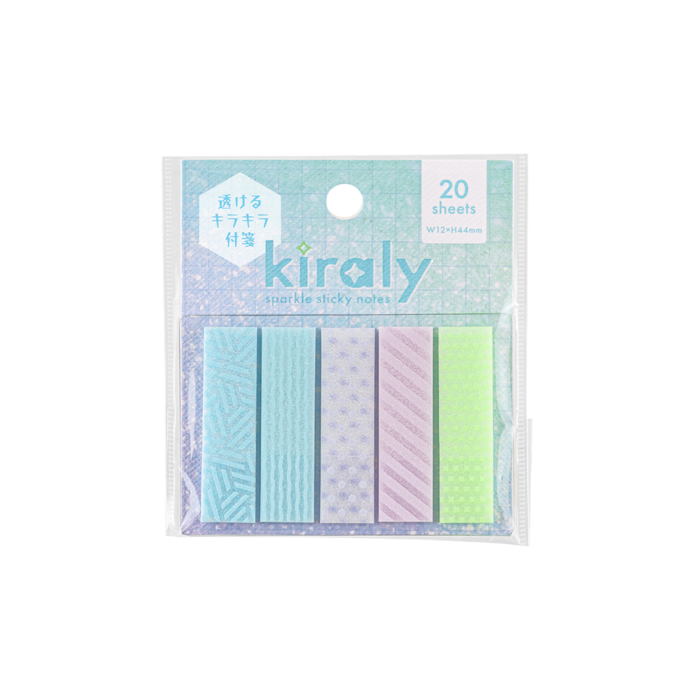 ガラスのようにきらめく透明付箋「Kiraly（キラリー）」が新登場