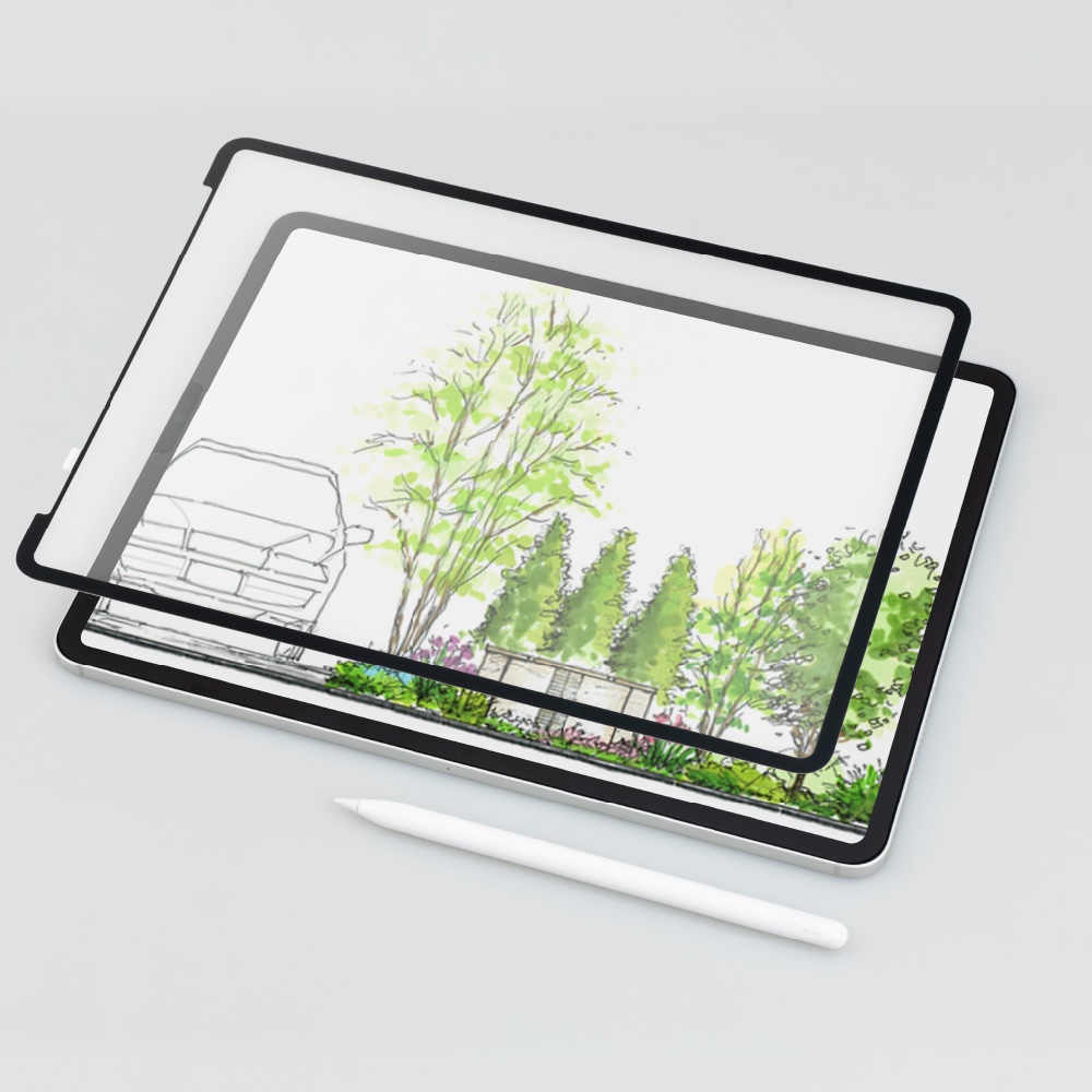 iPad Pro12.9インチ用 着脱式ペーパータッチフィルム | 保護フィルム