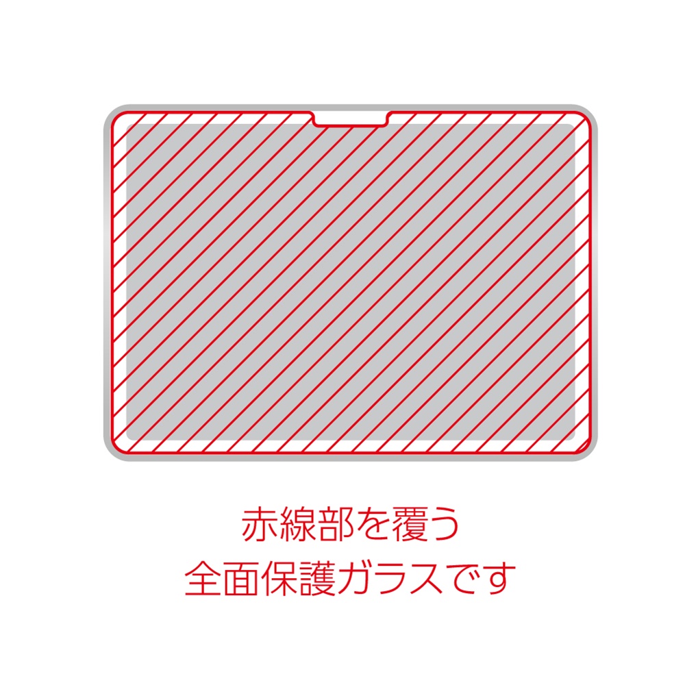 11インチiPad Air (M3/M2)用ガラス<BR>光沢・指紋防止 | 保護