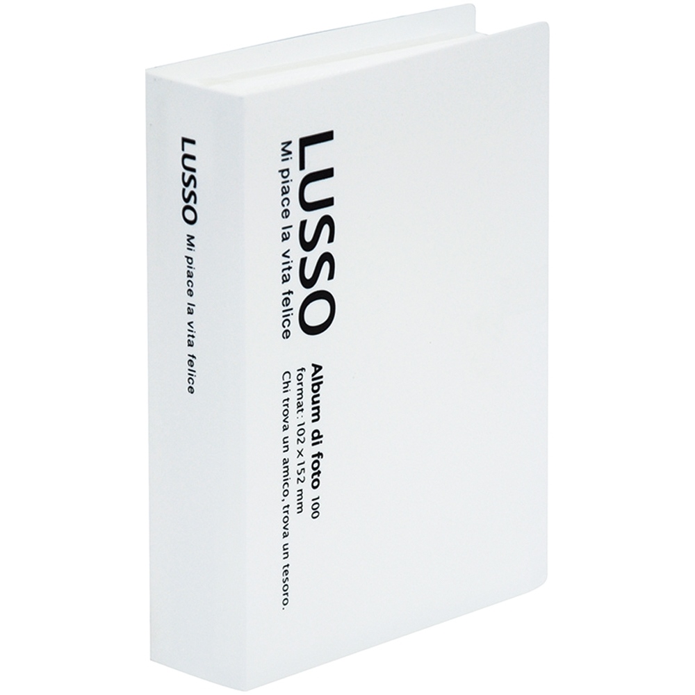 ルッソ ポケットアルバム L判3段300枚 ホワイト | LUSSO（ルッソ 