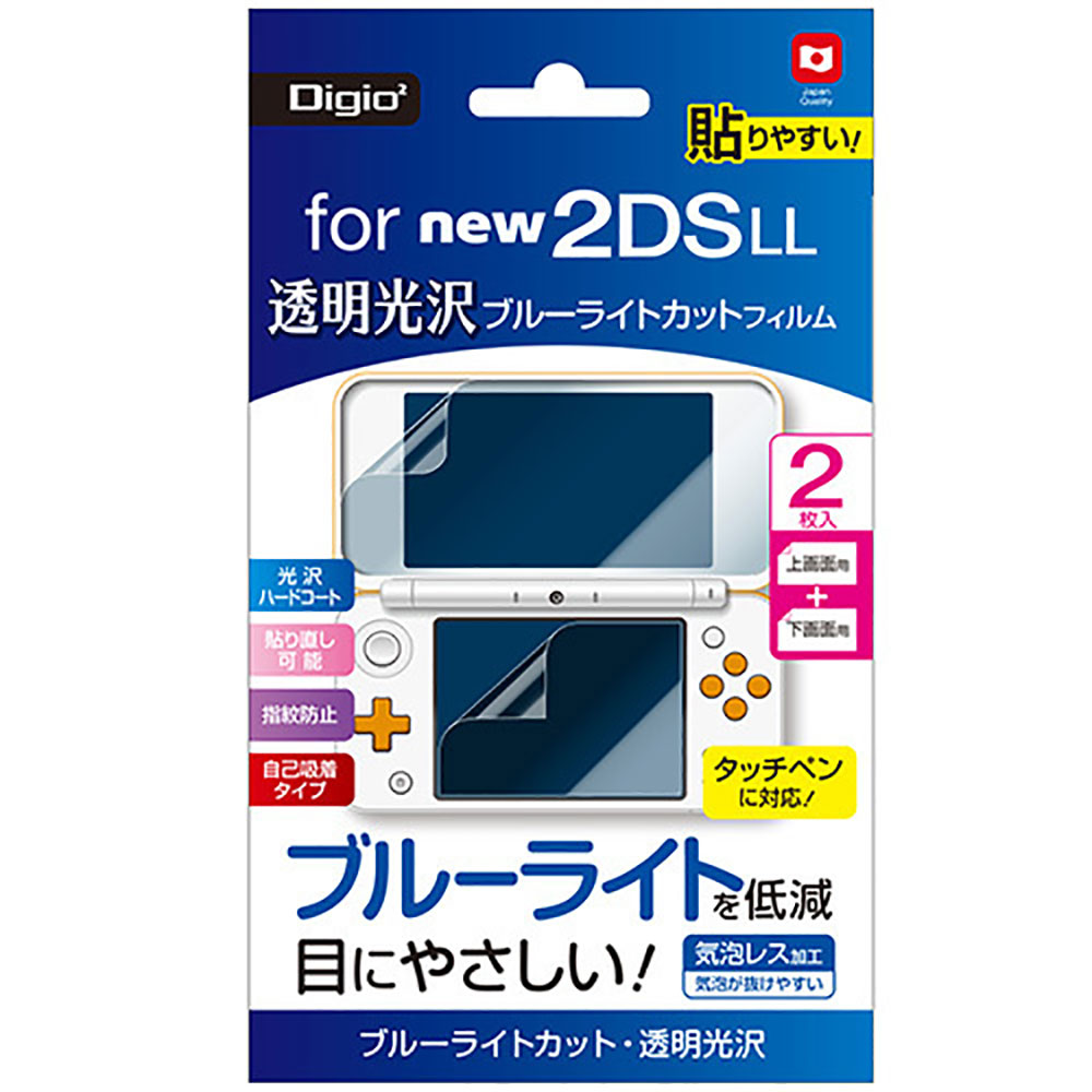 1094円 数量限定!特売 3DS用液晶保護フィルター プレミアムフィルム 艶 TSUYA