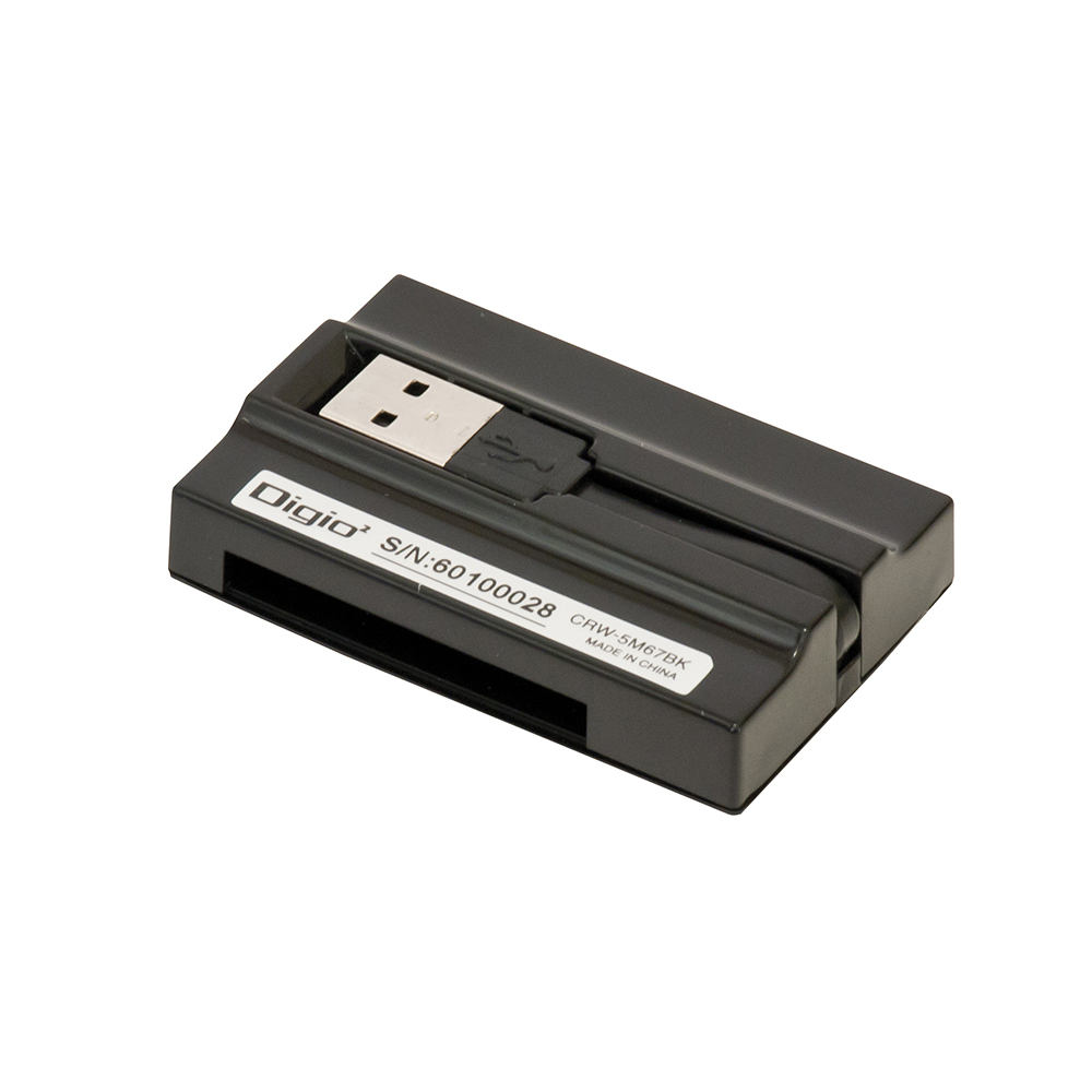 USB2.0マルチカードリーダー ブラック | USB2.0 Type-A接続 | カードリーダー | パソコン周辺機器 | 製品紹介 | ナカバヤシ 株式会社：アルバム・製本・シュレッダー・情報整理の総合サポーター