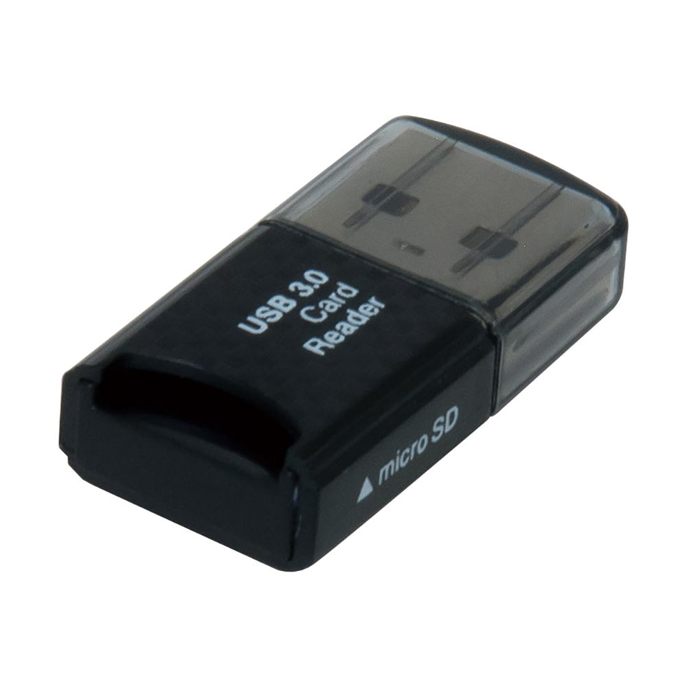 USB3．0カードリーダー・ライター ブラック | USB3.0 Type-A接続