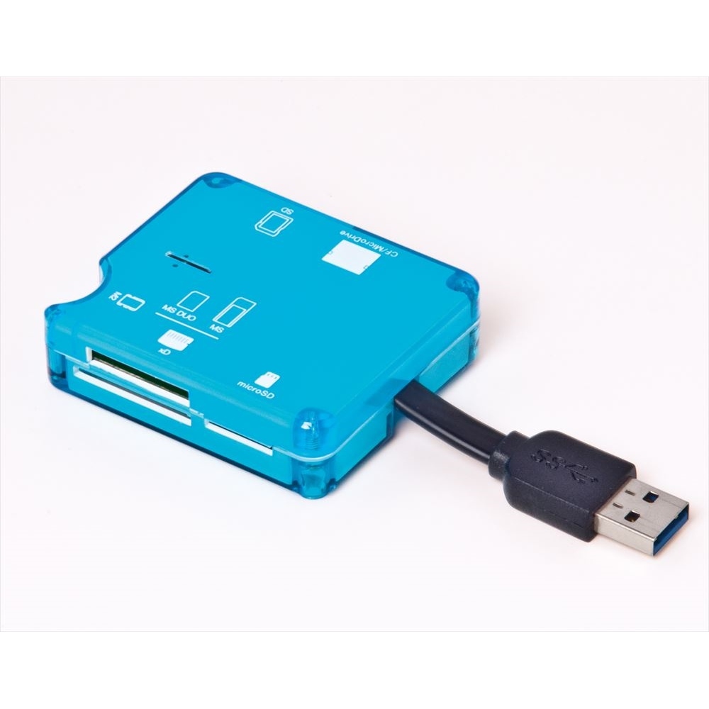 カメラ ビデオカメラ USB3.0マルチカードリーダー ピンク | USB3.0 Type-A接続 | カード 