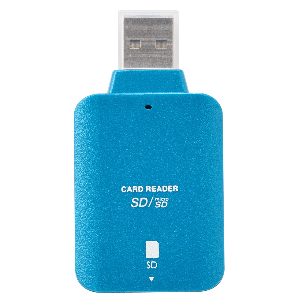 カメラ ビデオカメラ カードリーダー UHS2 ブルー | USB3.0 Type-A接続 | カードリーダー 