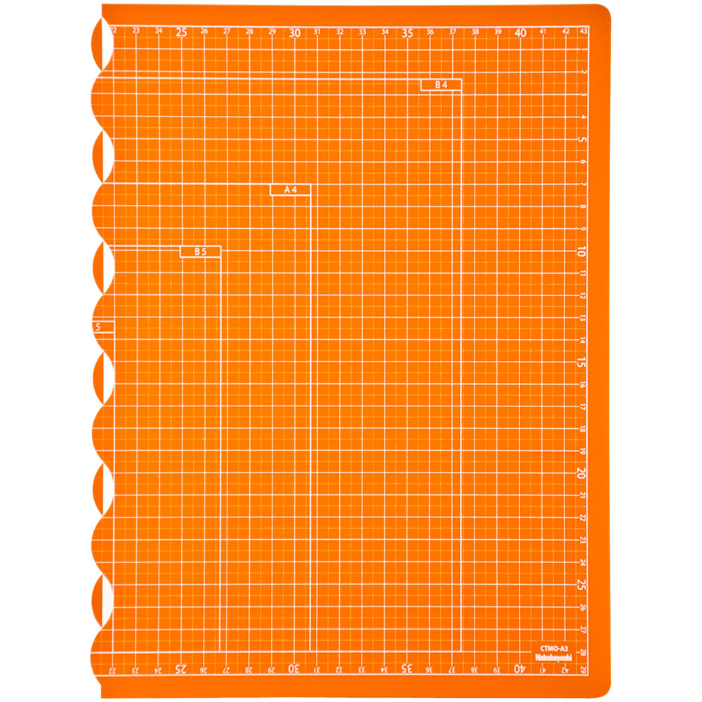 折りたたみカッティングマットA3サイズ オレンジ | デスクマット | 事務用品 | 事務用品 | 製品紹介 | ナカバヤシ 株式会社：アルバム・製本・シュレッダー・情報整理の総合サポーター